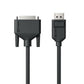 1M ELEMENTS DISPLAYPORT TO DVI TO DVI MALE TO MALE