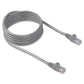 3FT CAT5E GRAY PATCH CORD SNAGLESS ROHS