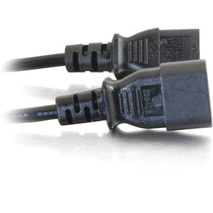 10FT COMPUTER POWER CORD EXTENSION BLACK UL MOLDED