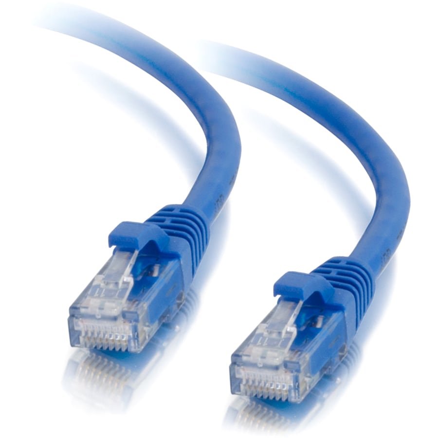 25FT CAT5E BLUE UTP PATCH CABLE MOLDED SNAGLESS