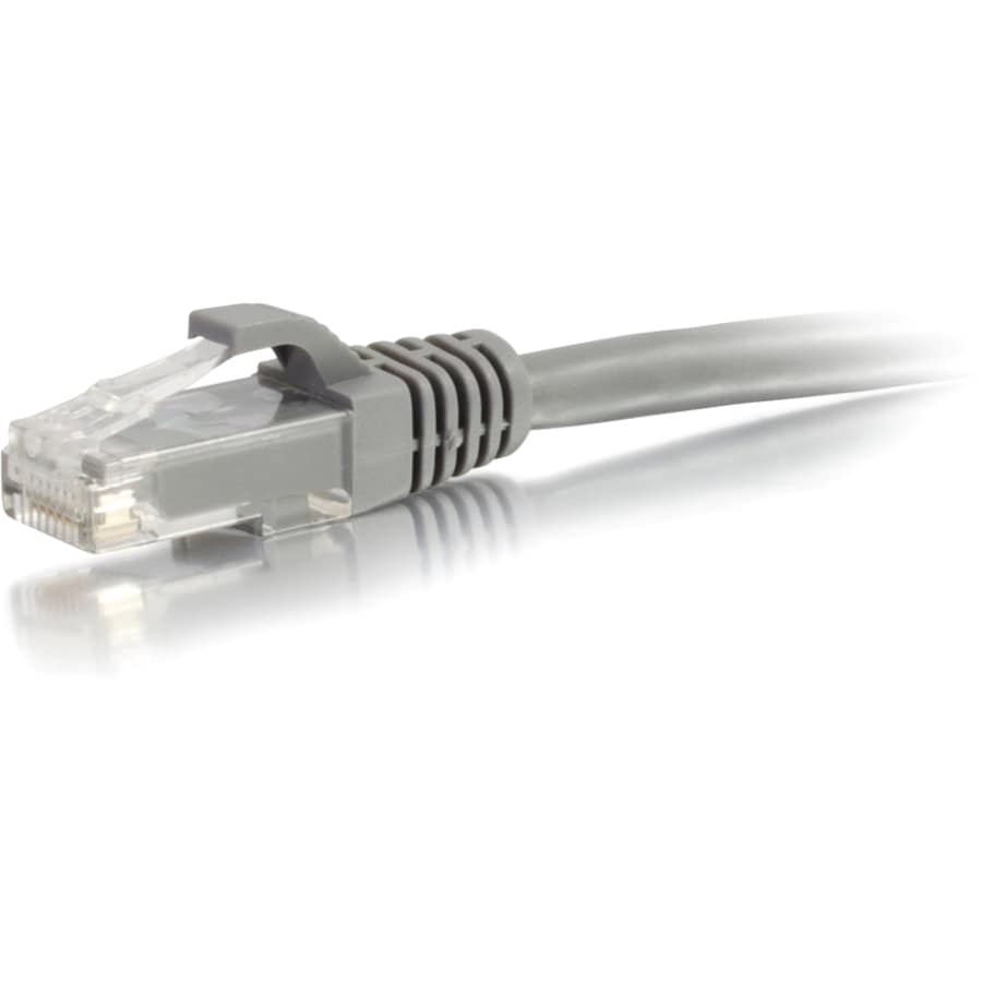 10FT CAT6 GRAY GIGABIT PATCH CABLE MOLDED SNAGLESS