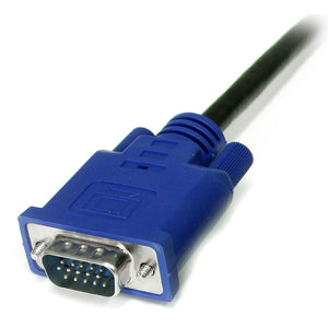6FT VGA PS2 KVM CABLE 3 IN 1 ULTRA THIN VGA PS2 KVM CORD