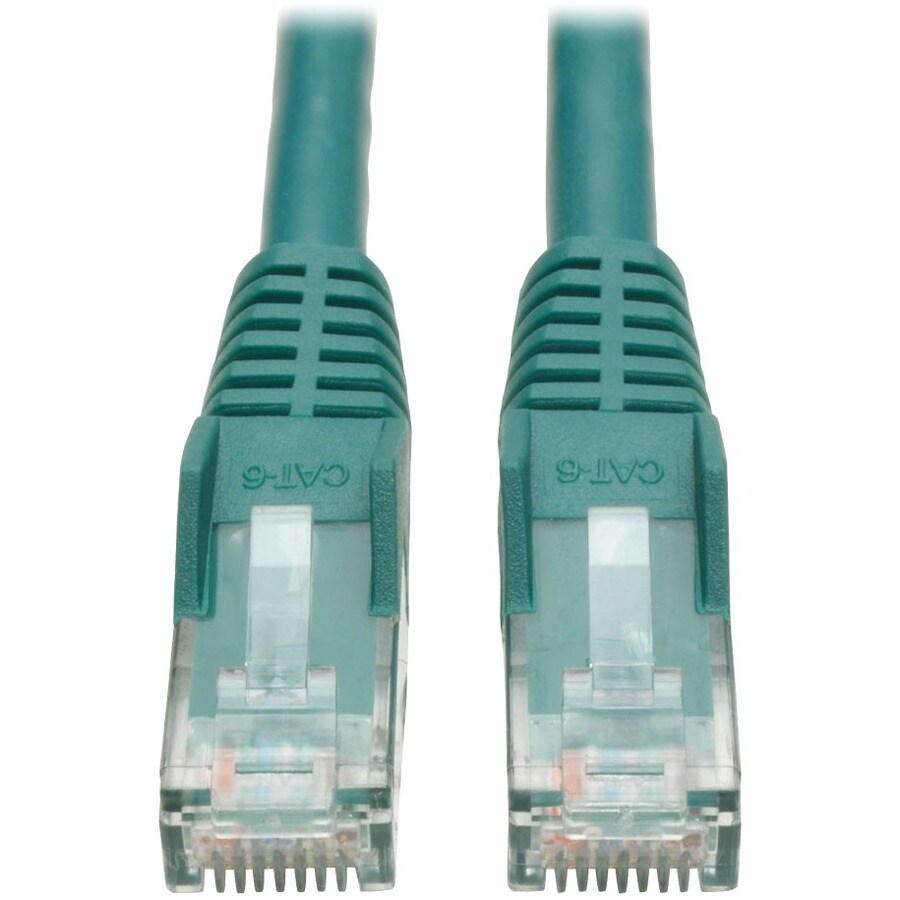 25FT CAT6 PATCH CABLE M/M GREEN GIGABIT MOLDED SNAGLESS PVC RJ45