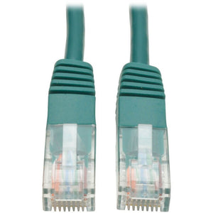 14FT CAT5E GREEN PATCH CABLE CAT5 MOLDED RJ45 M/M 350MHZ PVC UTP