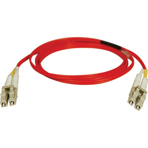 10M DUPLEX FIBER MULTIMODE LC/LC 62.5/125 PATCH CABLE RED  WSL