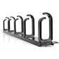 1U CABLE MANAGEMENT DUCT D-RING SERVER RACK HORIZONTAL ORGANIZER