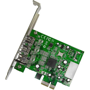 3 PT PCIE FIREWIRE CARD ADAPTER 1394 PCI EXPRESS FIREWIRE CARD