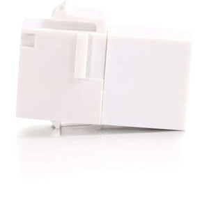 RJ45 8P8C KEYSTONE INSERT COUPLER WHT