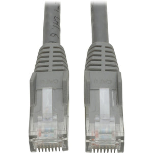 1FT CAT6 PATCH CABLE M/M GRAY GIGABIT MOLDED SNAGLESS PVC RJ45