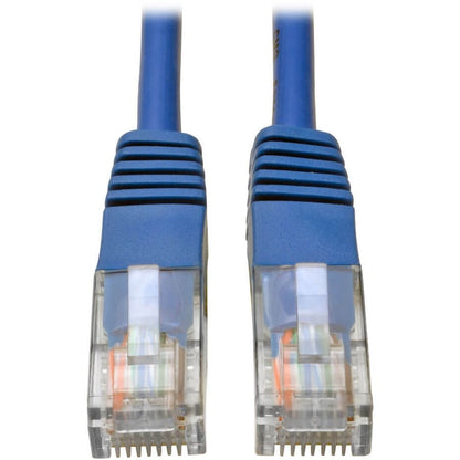 2FT CAT5 CAT5E BLUE PATCH CABLE MOLDED RJ45 M/M 350MHZ PVC UTP