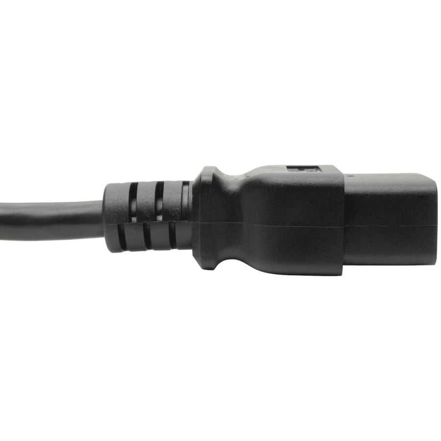 10FT POWER CORD 14AWG 15A C19 TO 5-15P HEAVY DUTY POWER CABLE