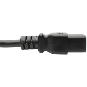 10FT POWER CORD 14AWG 15A C19 TO 5-15P HEAVY DUTY POWER CABLE