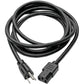 10FT COMPUTER POWER CORD 14AWG 15A 125V 5-15P TO C13 HEAVY DUTY