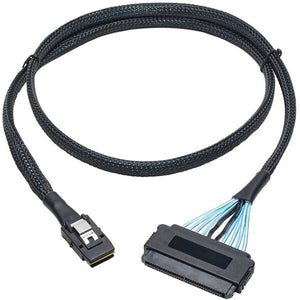 3FT INTERNAL SAS CABLE MINI-SAS SFF-8087 TO 32PIN SFF-8484 4-IN-1