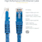 100FT BLUE CAT6 ETHERNET CABLE RJ45 UTP PATCH CABLE GIGABIT LAN