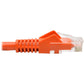 2FT CAT6 PATCH CABLE ORANGE M/M SNAGLESS MOLDED UTP RJ45