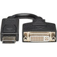 DPORT TO DVI ADAPTER CABLE DP TO DVI-I CONVERTER 1080P M/F