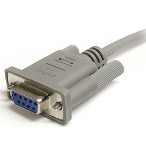 25FT DB9 M/F NULL MODEM SERIAL CABLE