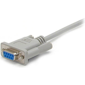 10FT CROSS WIRED SERIAL/NULL MODEM CABLE DB9F TO DB25M