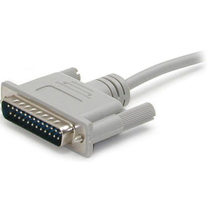 10FT CROSS WIRED SERIAL/NULL MODEM CABLE DB9F TO DB25M