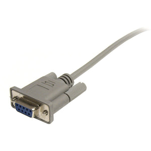 25FT SERIAL NULL MODEM CABLE DB9 F/F CROSS WIRED