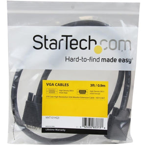 3FT COAX HIGH RES VGA MONITOR EXTENSION CABLE HDDB15 M/F