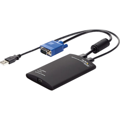 CRASH CART ADAPTER KVM CONSOLE LAPTOP USB VGA PORTABLE KVM CONSOLE