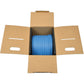 BULK 1000FT CAT6 BLUE GIGABIT SOLID CMP PLENUM PVC CABLE