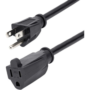 10FT POWER EXTENSION CORD NEMA 5-15R TO 5-15P COMPUTER POWER CORD