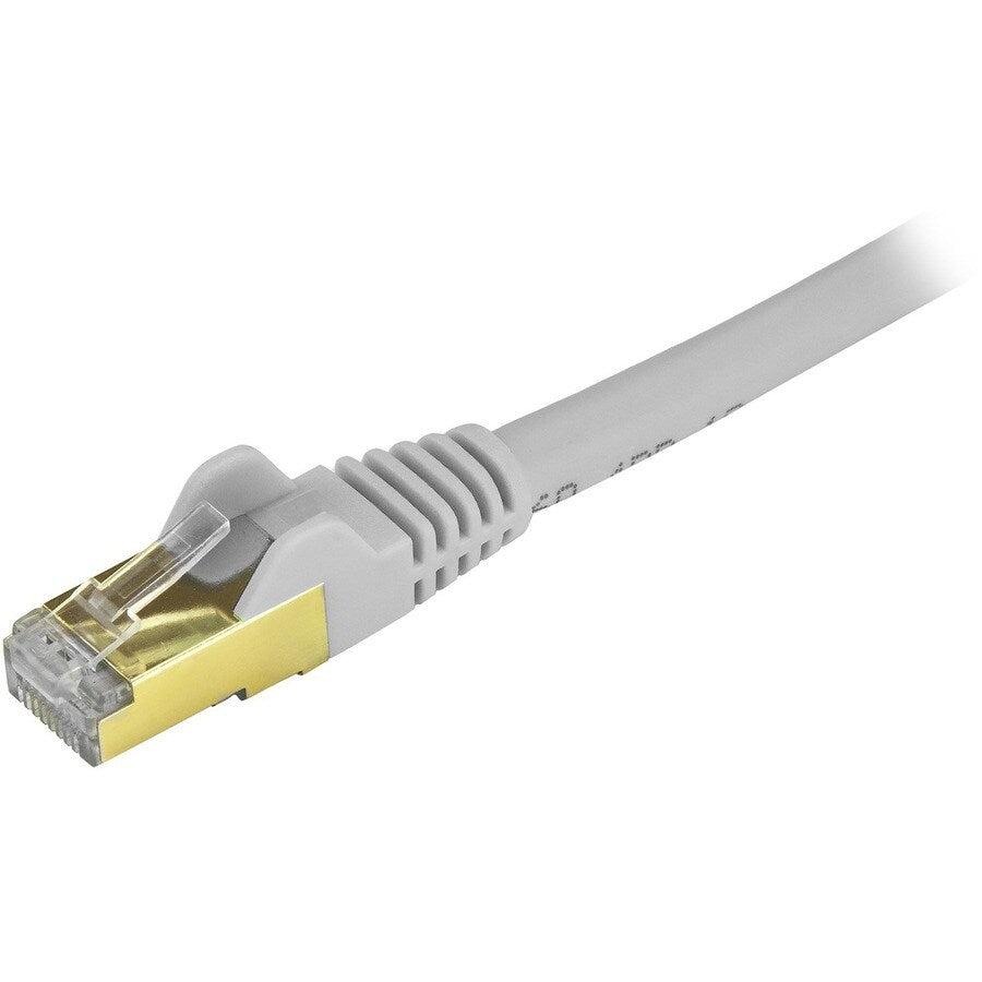 1FT GREY CAT6A ETHERNET CABLE SNAGLESS RJ45 UTP PATCH CABLE CORD