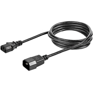 6FT POWER EXTENSION CORD C14 TO C13 COMPUTER MONITOR POWER CABLE