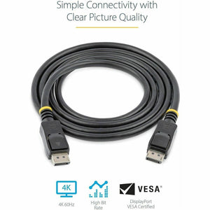 3FT DISPLAYPORT CABLE DP 1.2 TO DP VIDEO DISPLAY CORD FOR MONITOR