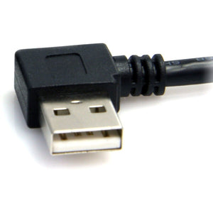 RIGHT ANGLE USB A TO B CABLE 3FT USB 2.0 PRINTER CABLE CORD