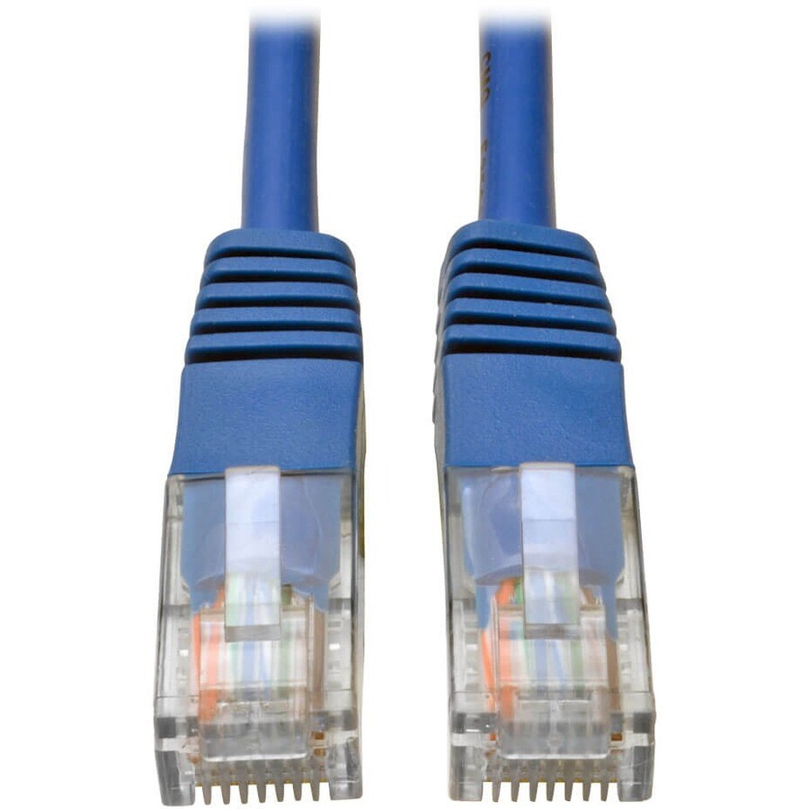 15FT CAT5E BLUE PATCH CABLE CAT5 MOLDED RJ45 M/M 350MHZ PVC UTP