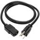 4FT COMPUTER POWER CORD 18AWG 10A 125V 5-15P TO C13