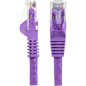 25FT PURPLE CAT6 ETHERNET CABLE SNAGLESS RJ45 UTP PATCH CABLE CORD