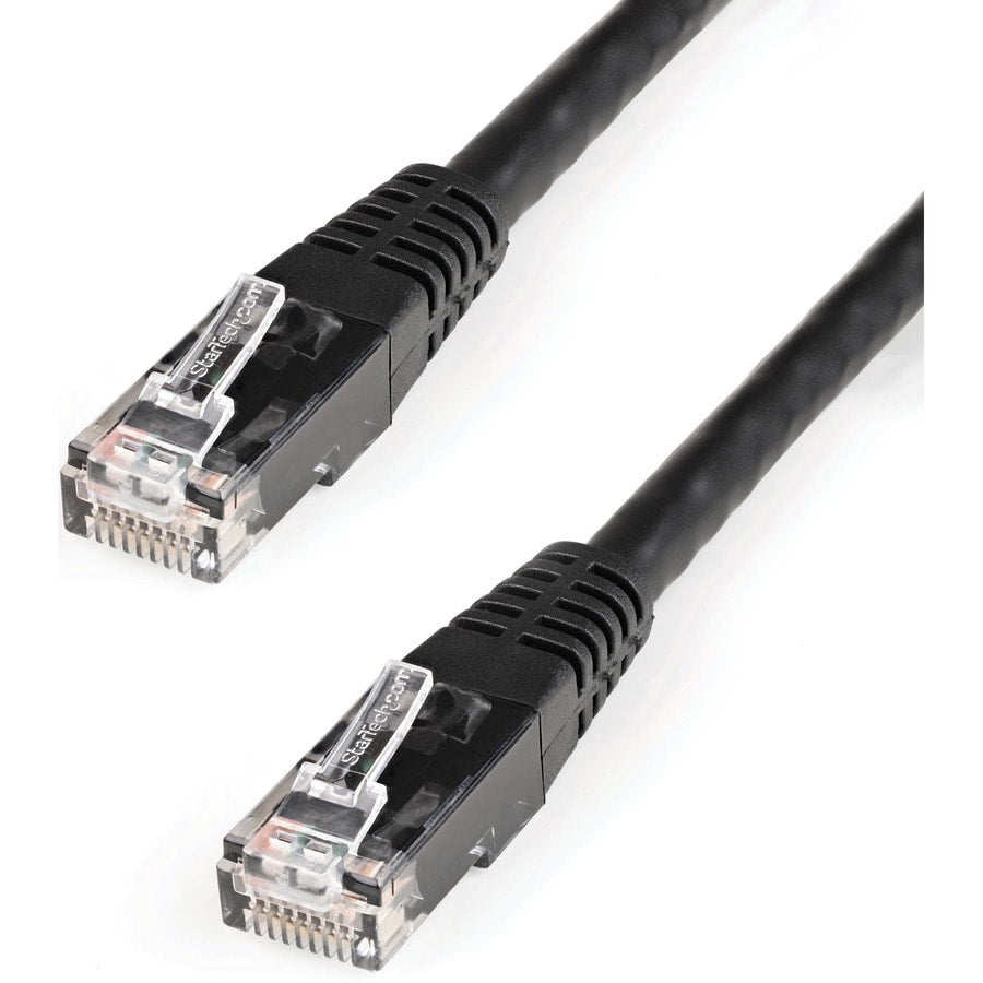 10FT BLACK CAT6 ETHERNET CABLE RJ45 UTP PATCH CABLE GIGABIT LAN