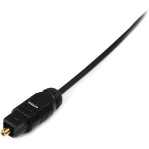 3FT THIN TOSLINK DIGITAL OPTICAL AUDIO CABLE