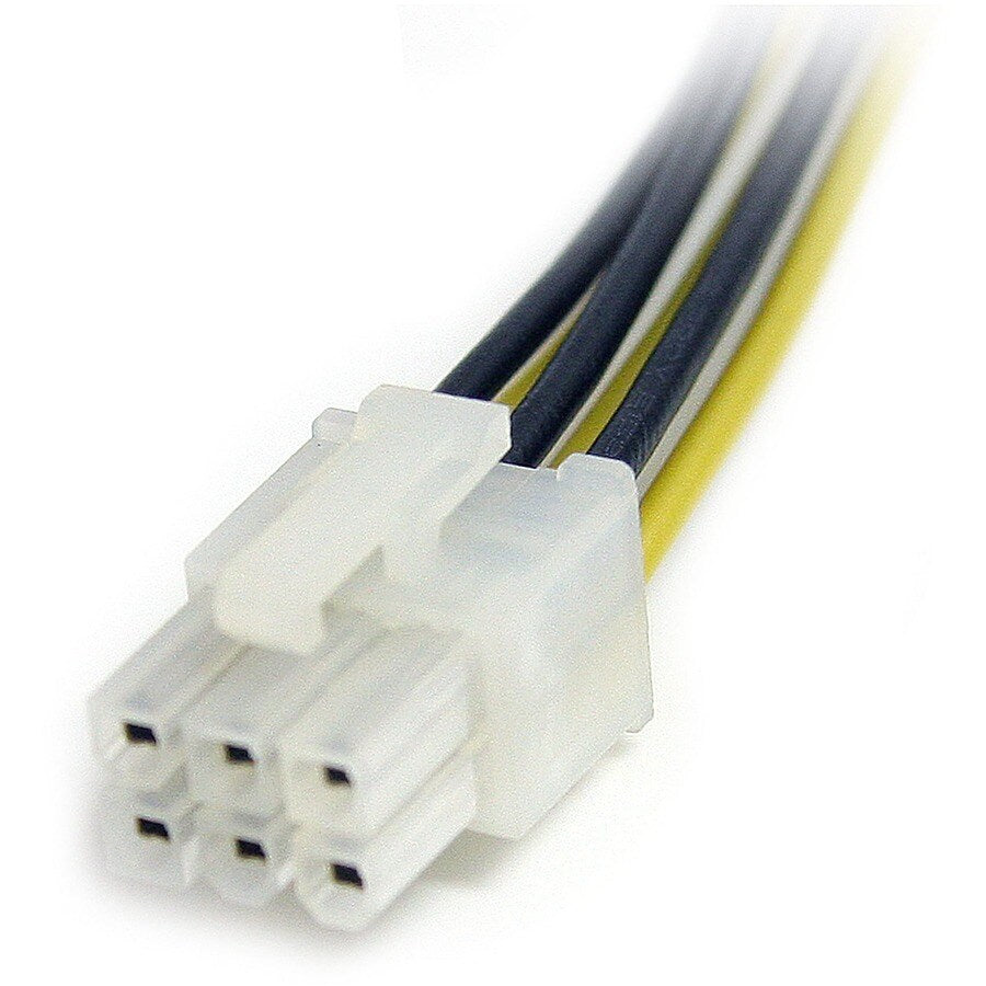 6IN PCI EXPRESS POWER SPLITTER CABLE - PCIE 6 PIN TO DUAL 6 PIN