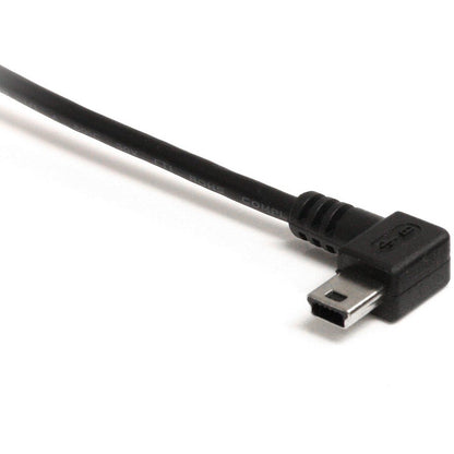 6FT LEFT ANGLE MINI USB CABLE USB 2.0 A TO MINI B CHARGING CORD