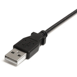3FT LEFT ANGLE MINI USB CABLE USB 2.0 A TO MINI B CHARGING CORD