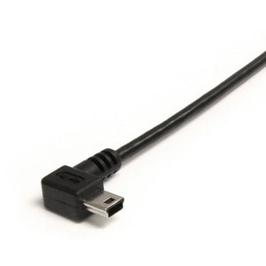 3FT RIGHT ANGLE MINI USB CABLE USB 2.0 A TO MINI B CHARGING CORD