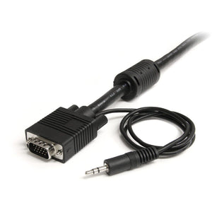 25FT VGA CABLE W/ AUDIO HD15 M/M 1920X1200 MONITOR VIDEO CABLE