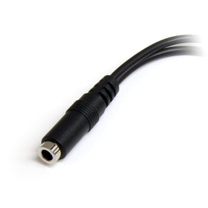 3.5MM AUDIO AND MICROPHONE HEAD SET SPLITTER ADAPTER 3PIN F/M
