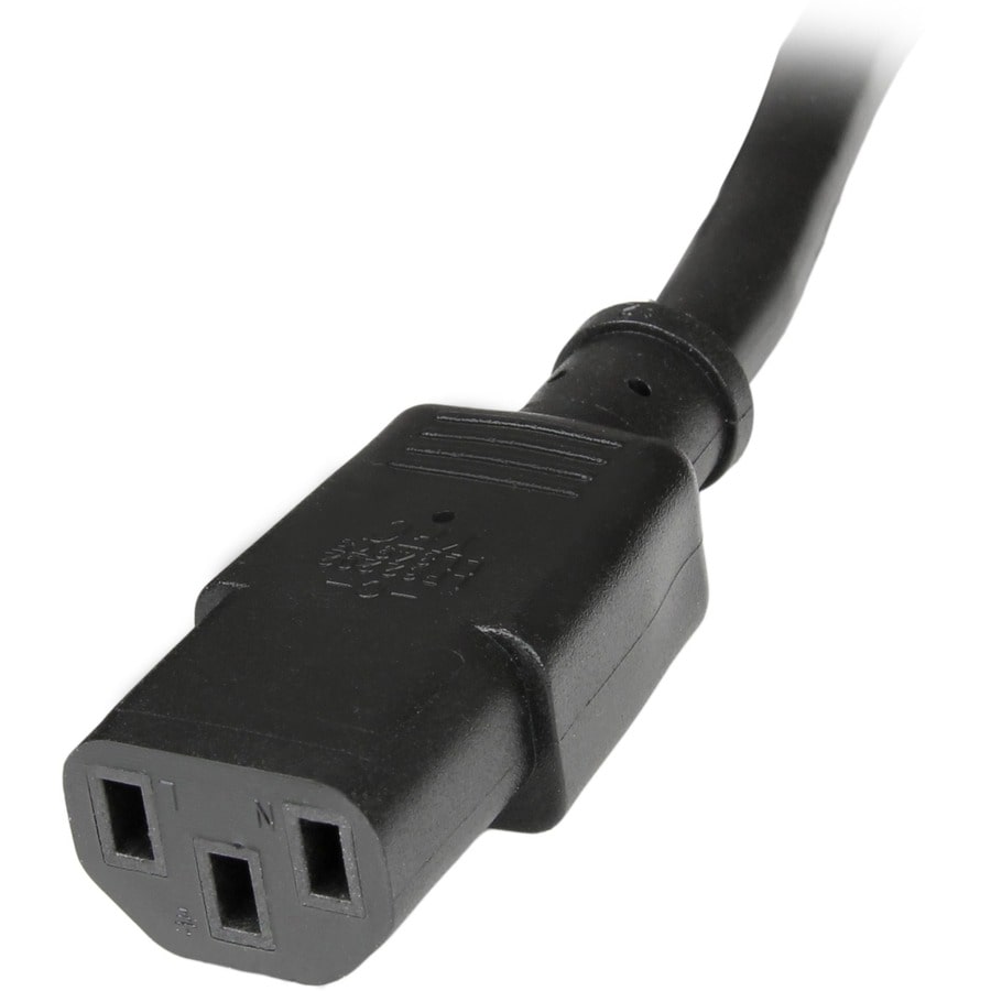 3FT POWER EXTENSION CORD C14 TO C13 COMPUTER MONITOR POWER CABLE