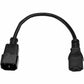 3FT POWER EXTENSION CORD C14 TO C13 COMPUTER MONITOR POWER CABLE