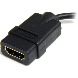 MICRO HDMI TO HDMI ADAPTER M/F UHD 4K 30HZ HDMI CONVERTER DONGLE