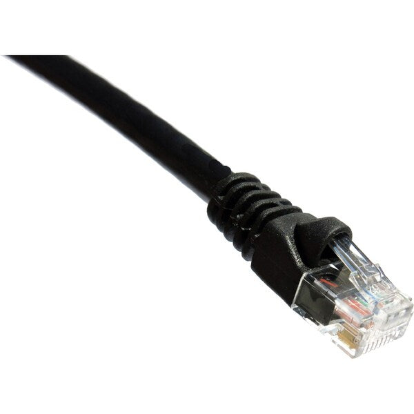 CAT6 550MHZ PATCH CABLE MOLDED BOOT BLACK