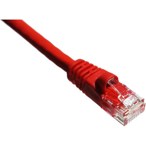 1FT CAT6 RED MOLDED BOOT PATCH CABLE 550MHZ