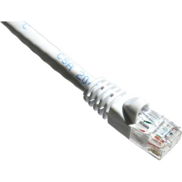 10FT CAT6 WHITE UTP 24AWG MOLDED BOOT PATCH CABLE 550MHZ 4PR